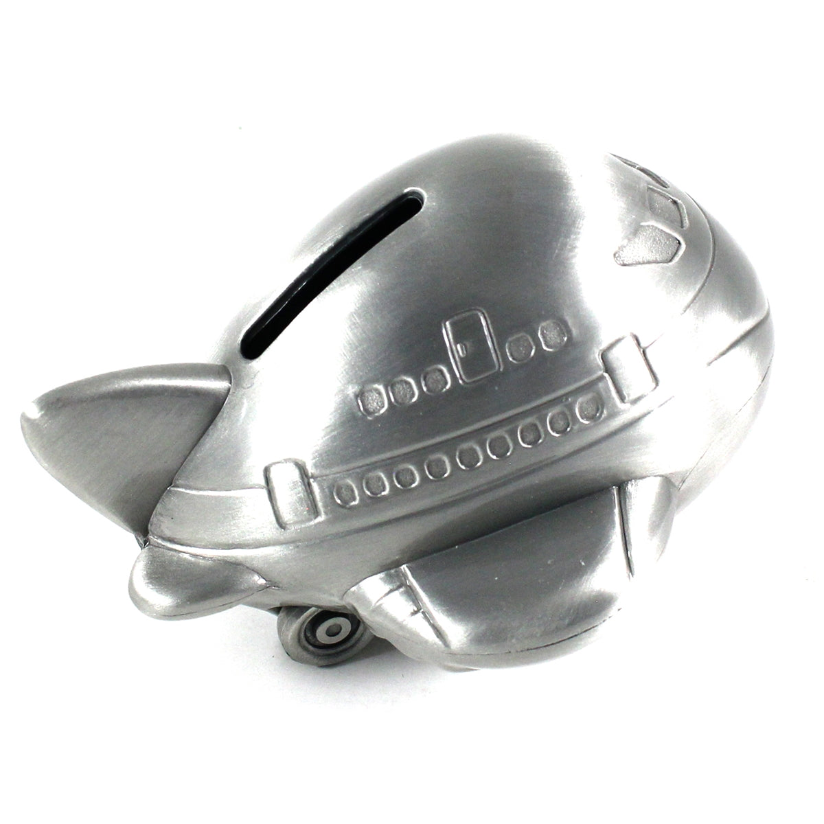 Money Bank: Metal Airplane. Watch your savings SOAR!