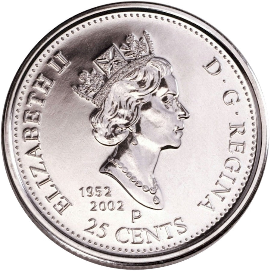 2002 Canada Day Coloured 25-cents