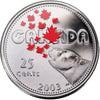 2003 Canada Day Coloured 25 Cents - Polar Bear