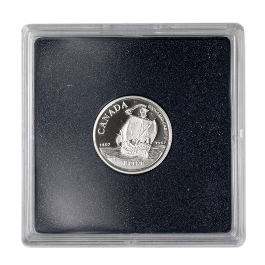 1997 Canada 10-cent Voyage of John Cabot Anniversary Proof Sterling Silver w/case