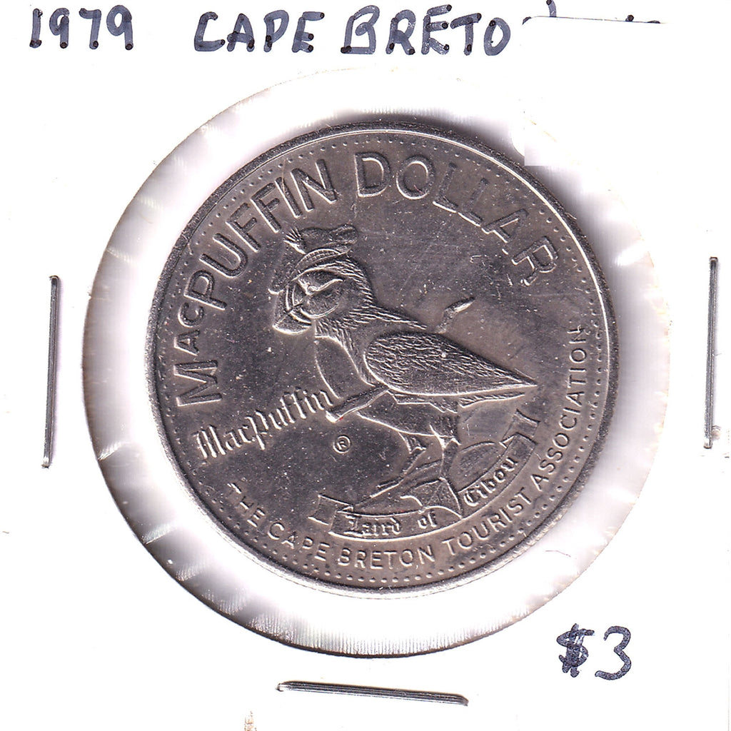 1979 Cape Breton Nova Scotia Trade Dollar Token