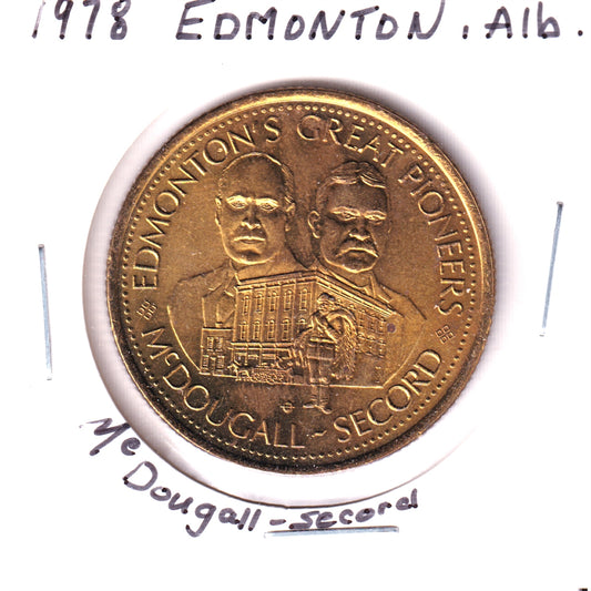 1978 Edmonton Trade Dollar: Klondike Mike Salutes XI Commonwealth Games