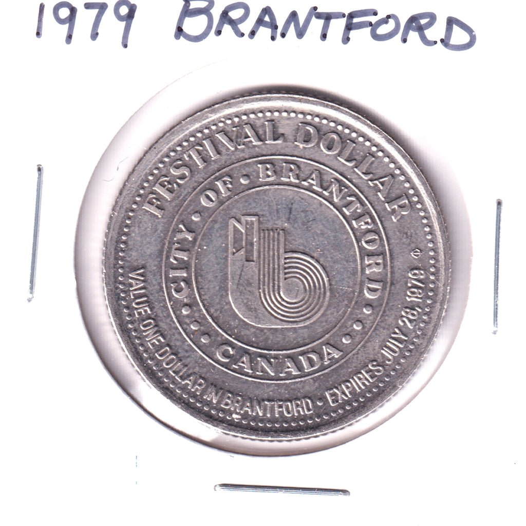 1979 Brantford, ON, International Villages Festival Dollar Trade Token