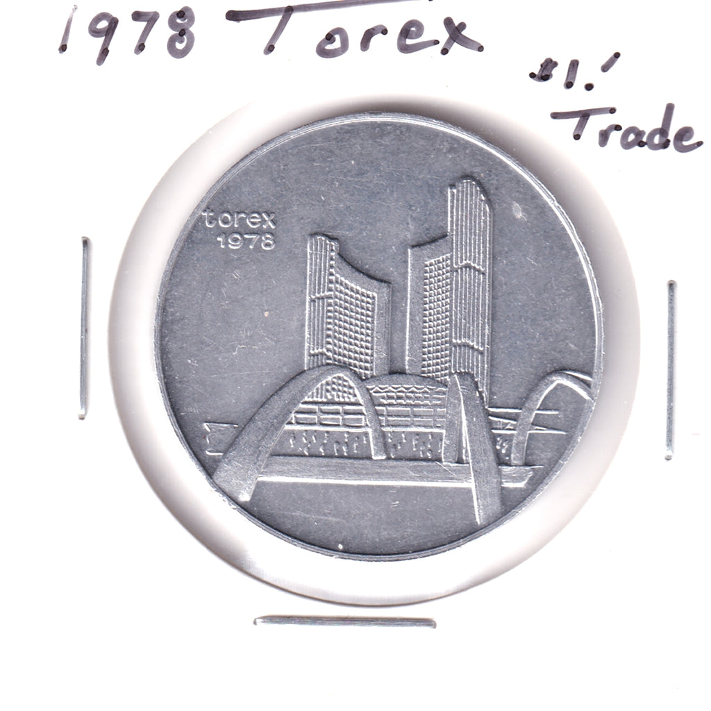 1978 Torex Canadian Association of Numismatic Dealers $1 Trade Token