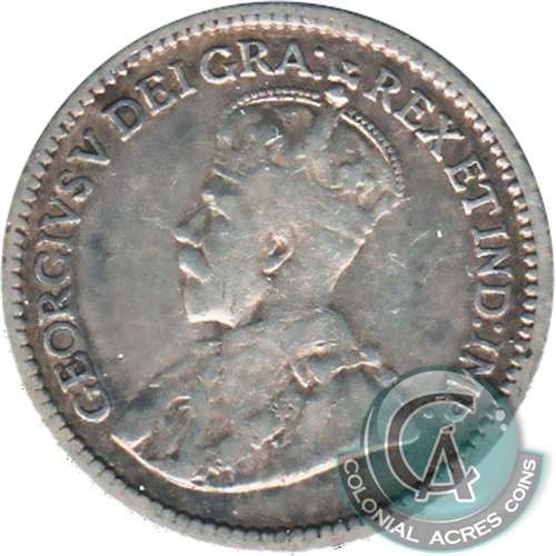 1912 Canada 5-cents VG-F (VG-10)