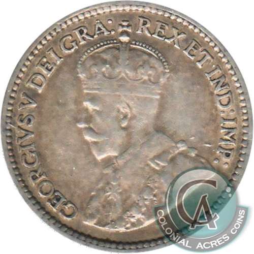 1913 Canada 5-cents F-VF (F-15)