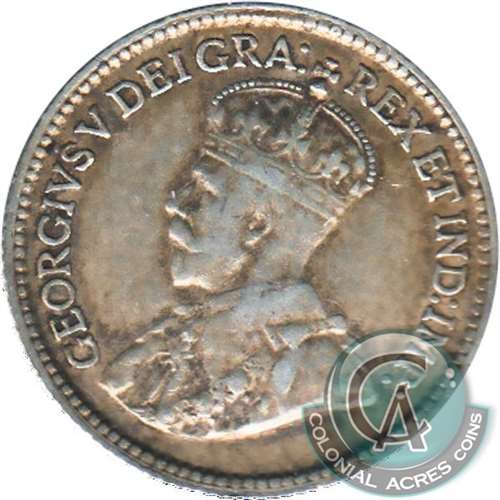 1919 Canada 5-cents VF-EF (VF-30)