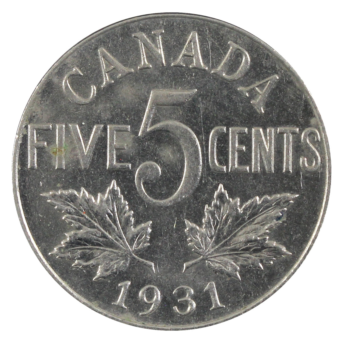 1931 Canada 5-cents AU-UNC (AU-55) $