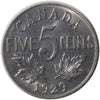 1929 Canada 5-cents ICCS Certified MS-62