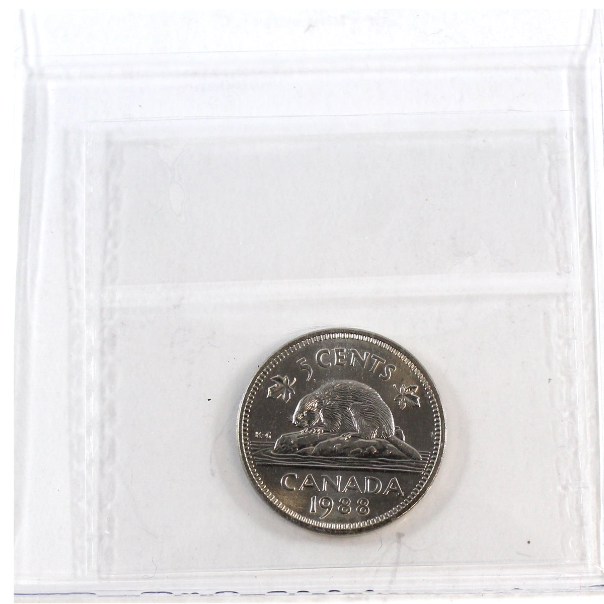 1988 Canada 5-cents ICCS Certified MS-65