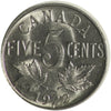 1922 Near Rim Canada 5-cents ICCS Certified MS-63