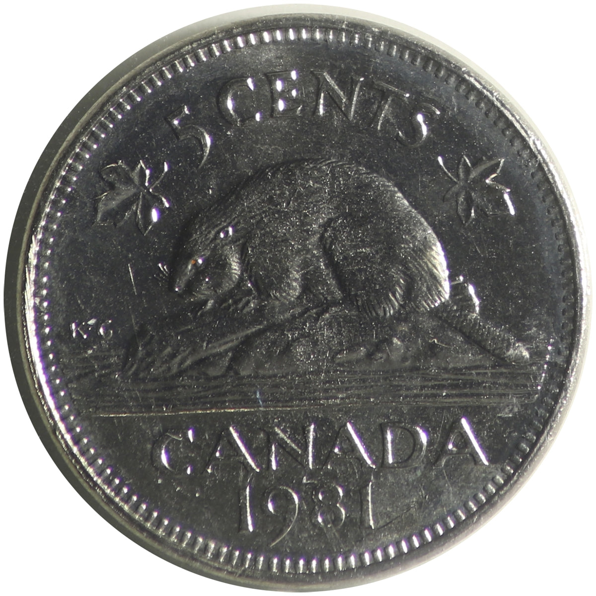 1981 Canada 5-cents ICCS Certified MS-64