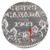 1908 Small 8 Canada 5-cents ICCS Certified EF-40