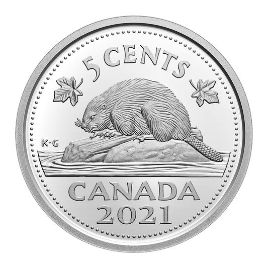 2021 Canada 5-cents Proof (non-silver)