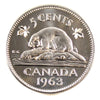 1963 Canada 5-cents Choice BU (MS-64)