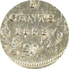 1858 Small Date Canada 5-cents EF-AU (EF-45) $