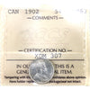 1902 Canada 5-cents ICCS Certified MS-63