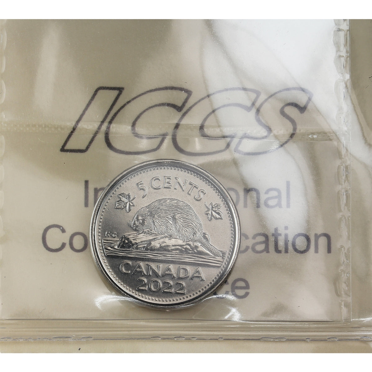 2022 Canada 5-cents ICCS Certified MS-67