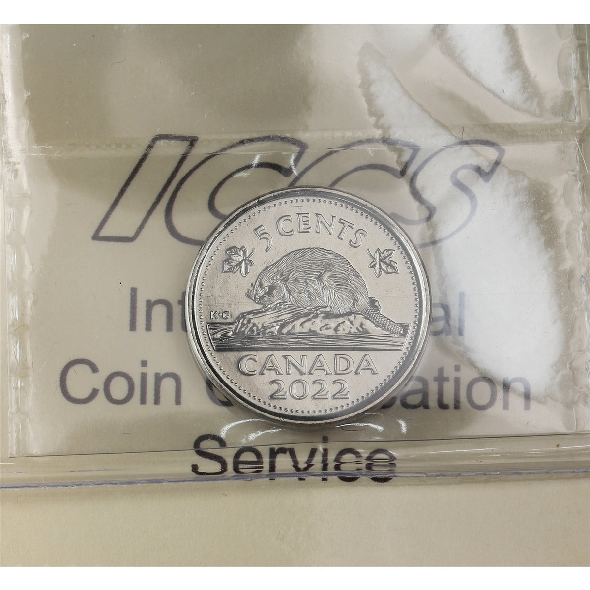 2022 Canada 5-cents ICCS Certified MS-66