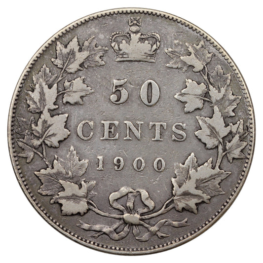 1900 Canada 50-cents F-VF (F-15) $