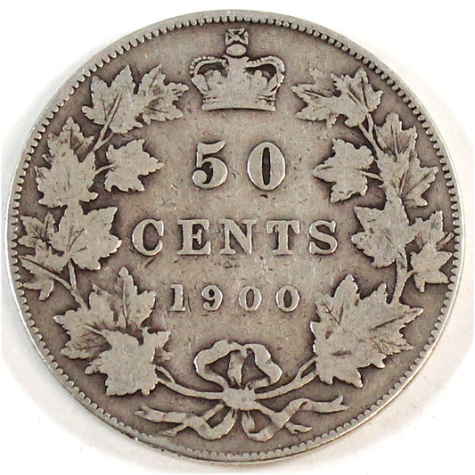 1900 Canada 50-cents VG-F (VG-10) $