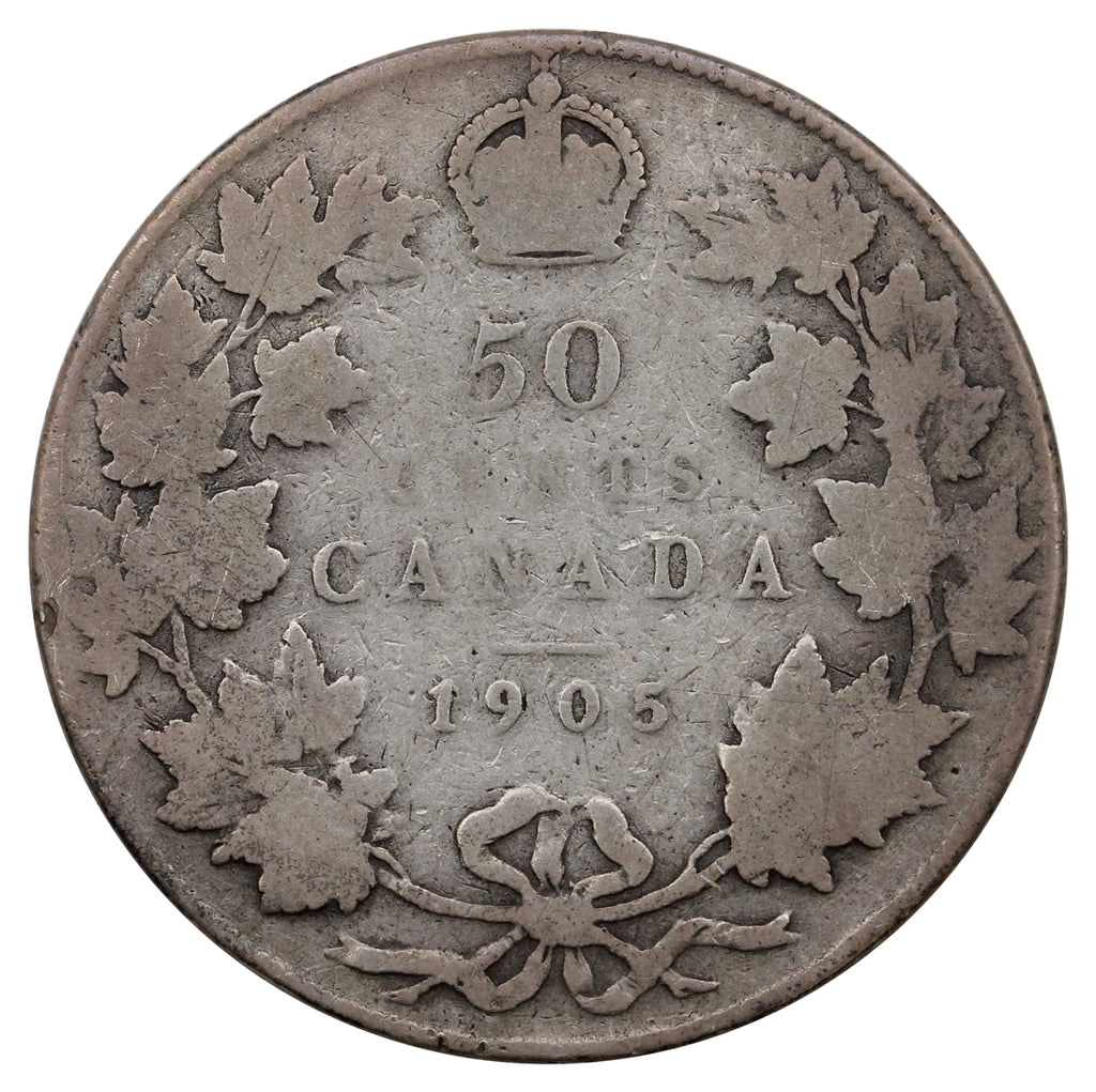 1905 Canada 50-cents G-VG (G-6) $