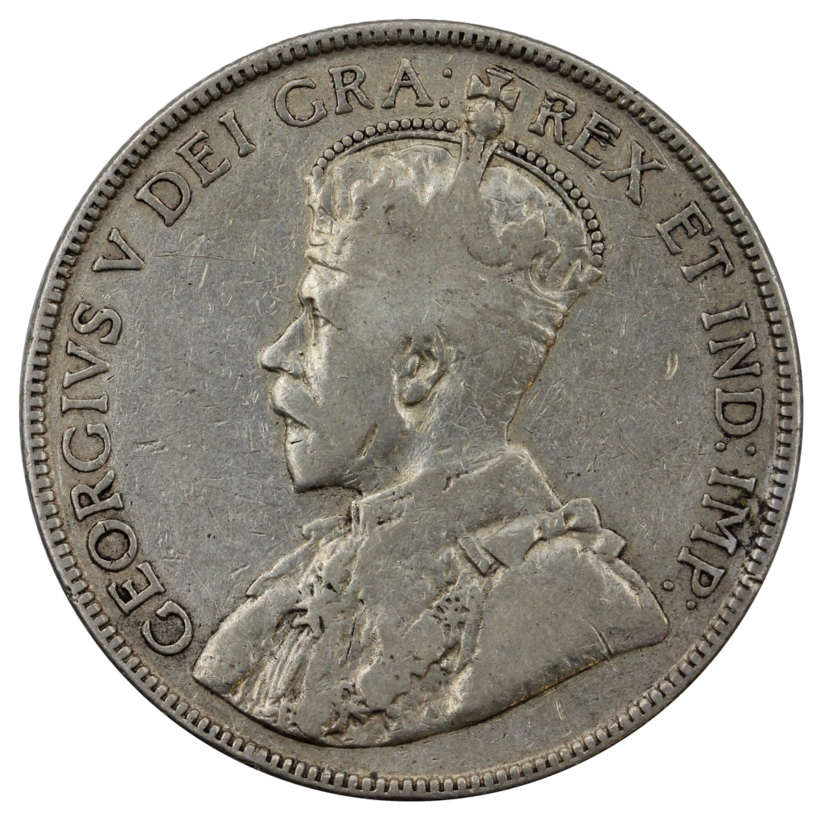 1918 Canada 50-cents VG-F (VG-10)