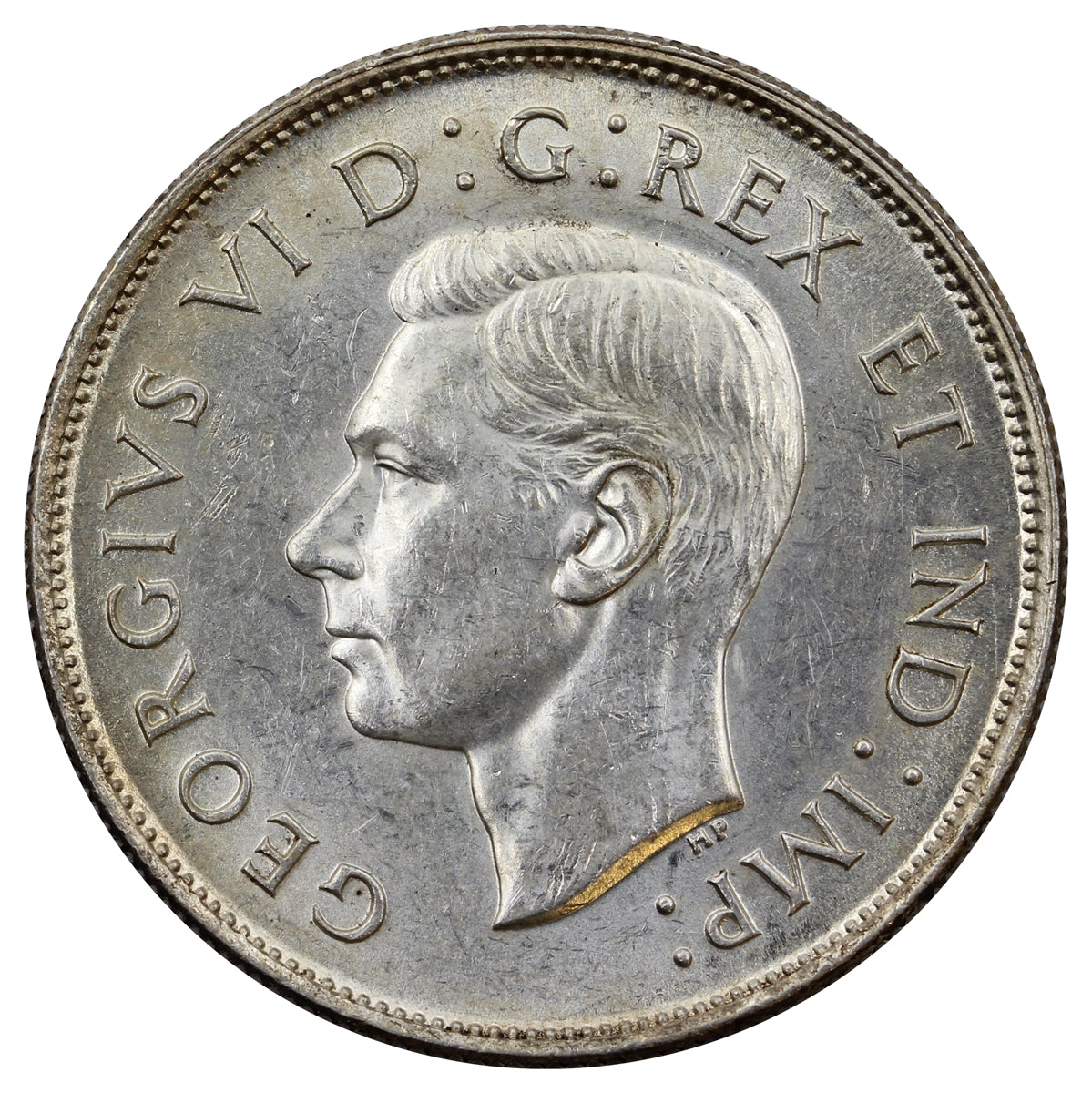 1943 Canada 50-cents AU-UNC (AU-55)