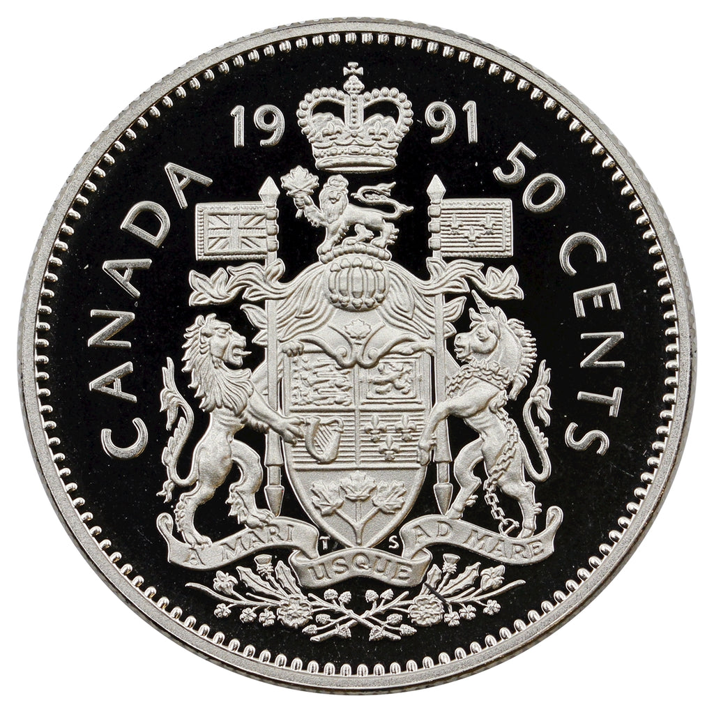 1991 Canada 50-cents Proof