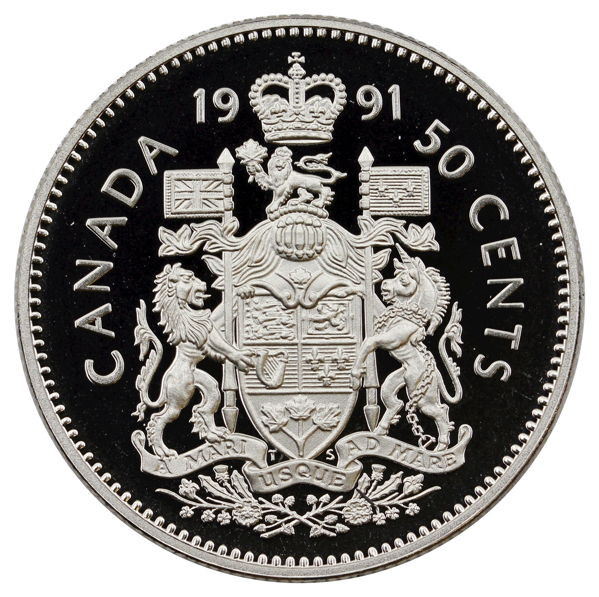 1991 Canada 50-cents Proof