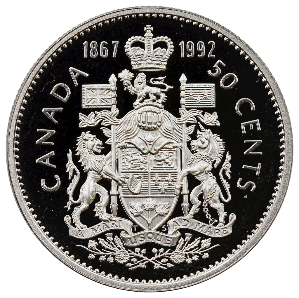 1992 Canada 50-cents Proof