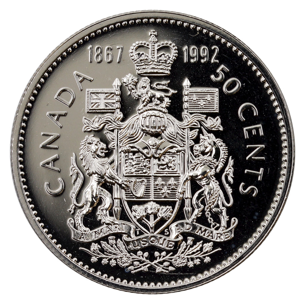 1992 Canada 50-cents Proof Like