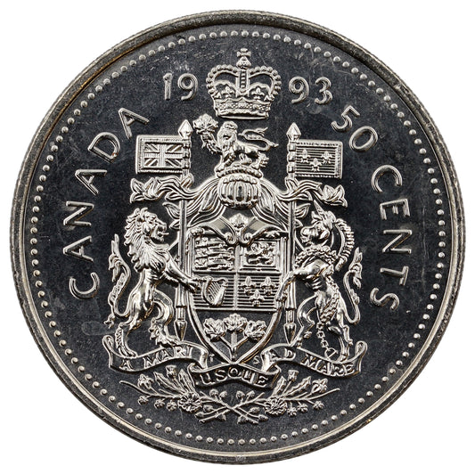 1993 Canada 50-cents Brilliant Uncirculated (MS-63)