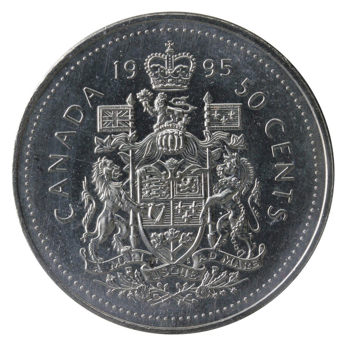 1995 Canada 50-cents ICCS Certified MS-65