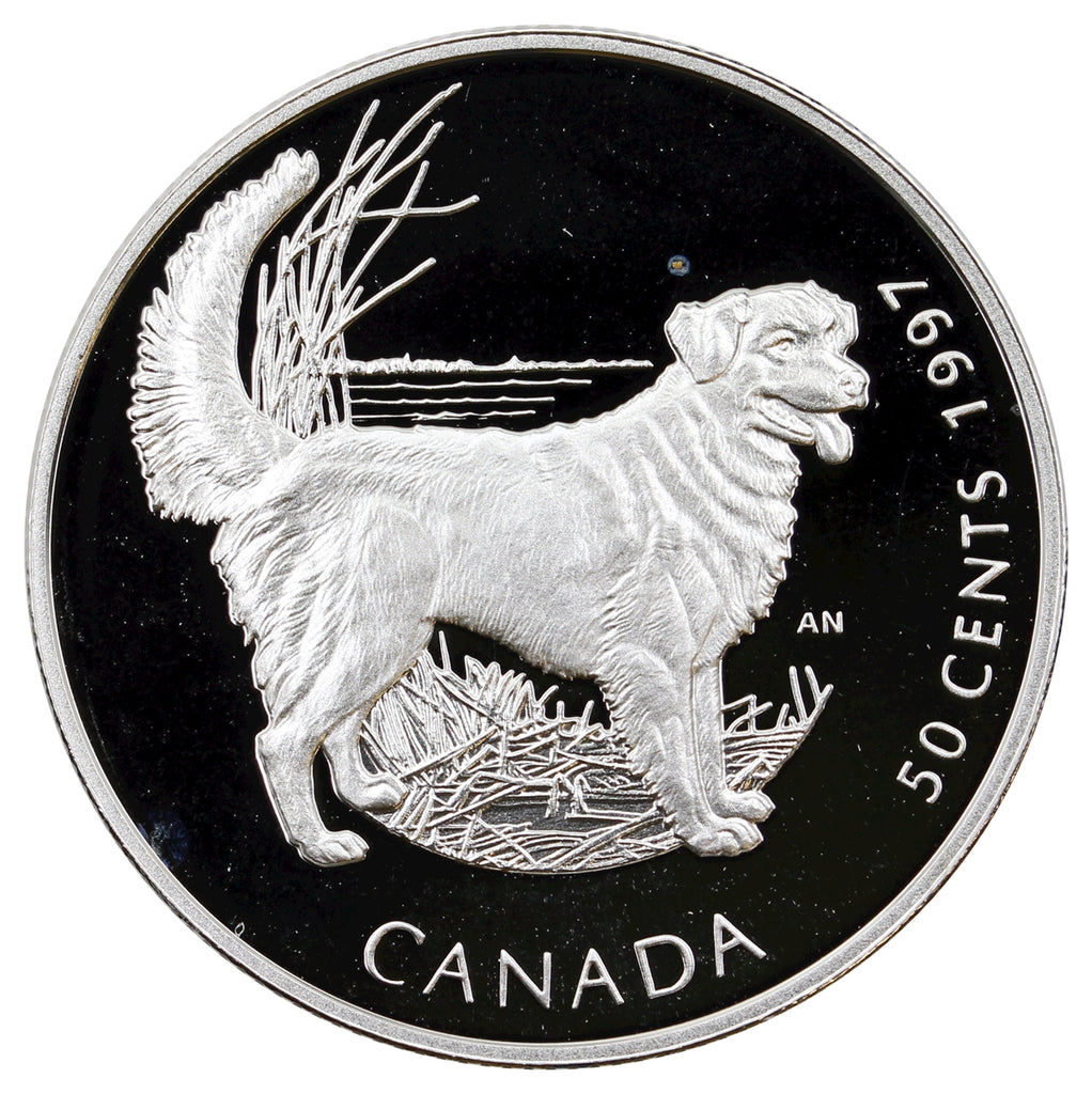 1997 Canada Nova Scotia Retriever 50-cents Silver Proof