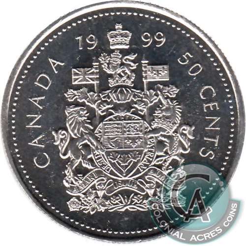 1999 Canada 50-cents UNC+ (MS-62)