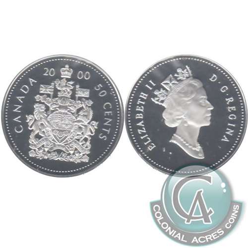 2000 Canada 50-cents Silver Proof