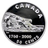 2000 Canada Curling 50-cents Silver Proof_