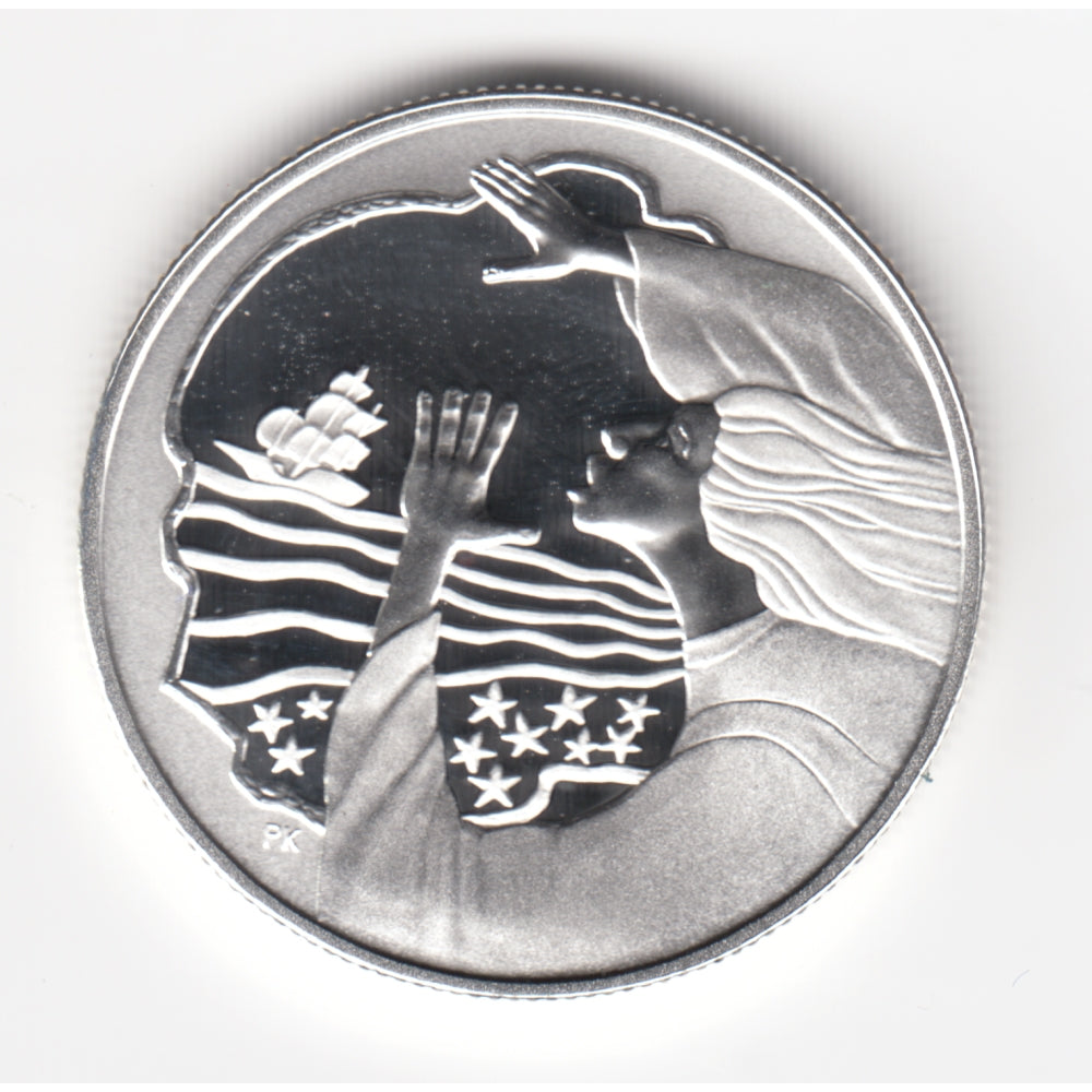 2001 Canada Maiden's Cave 50-cents Silver Proof_