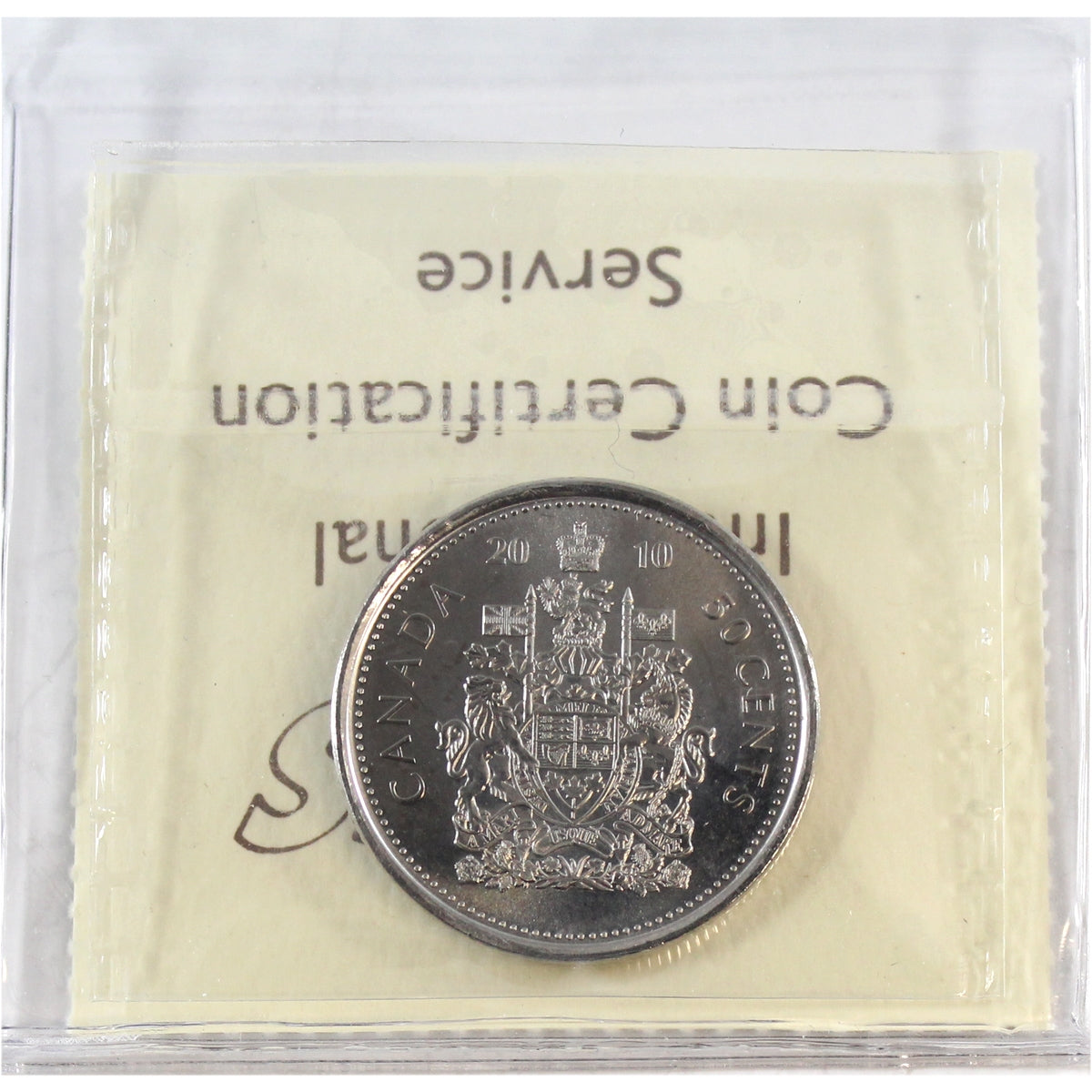 2010 Canada 50-cents ICCS Certified MS-66