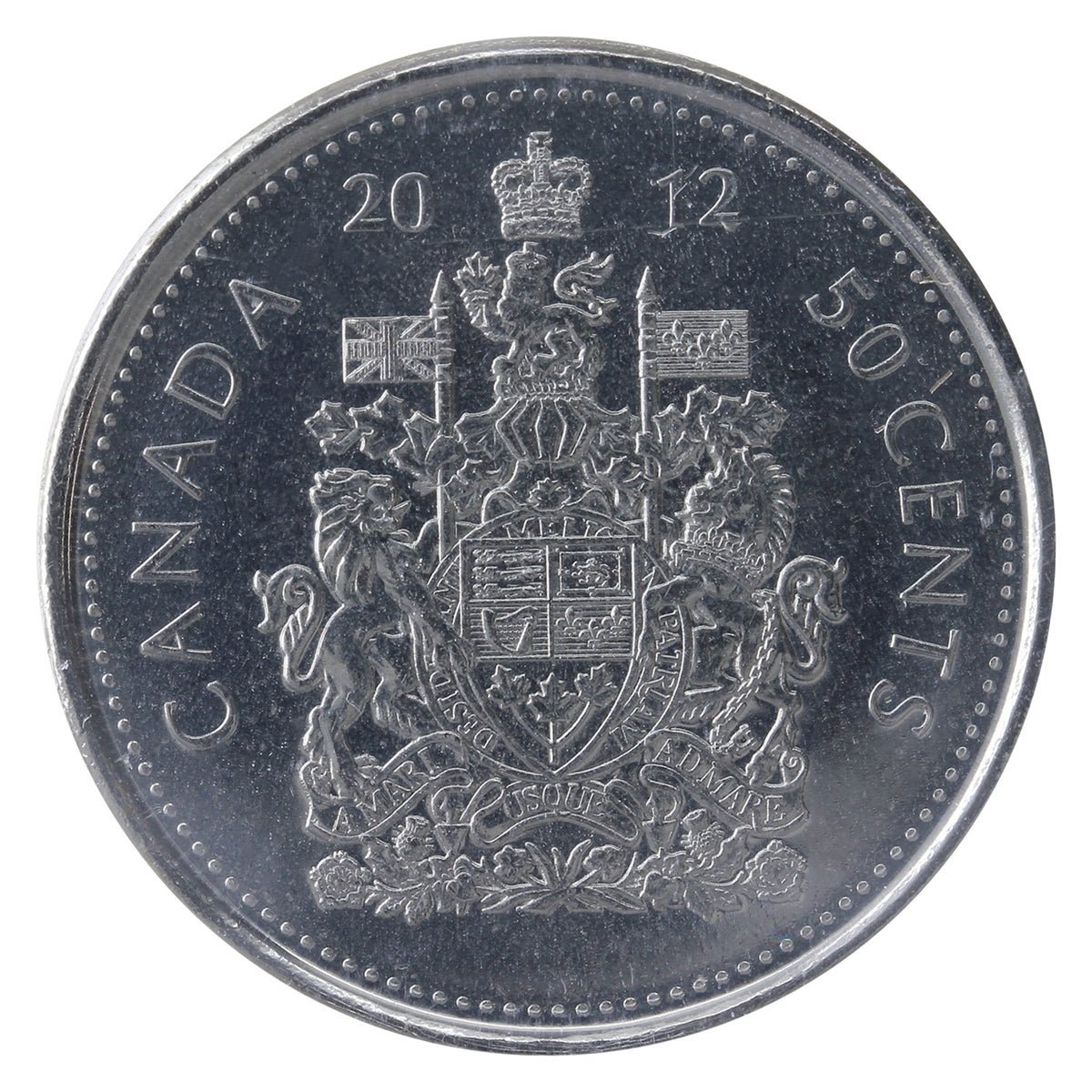 2012 Canada 50-cents ICCS Certified MS-65