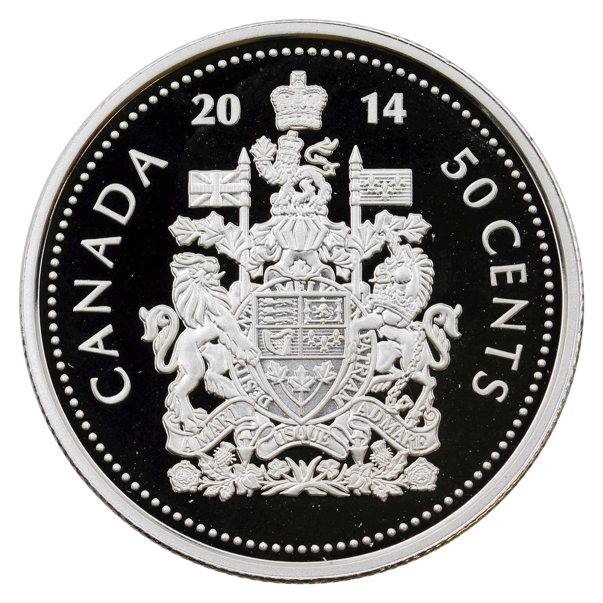 2014 Canada 50-cents Silver Proof (No Tax)