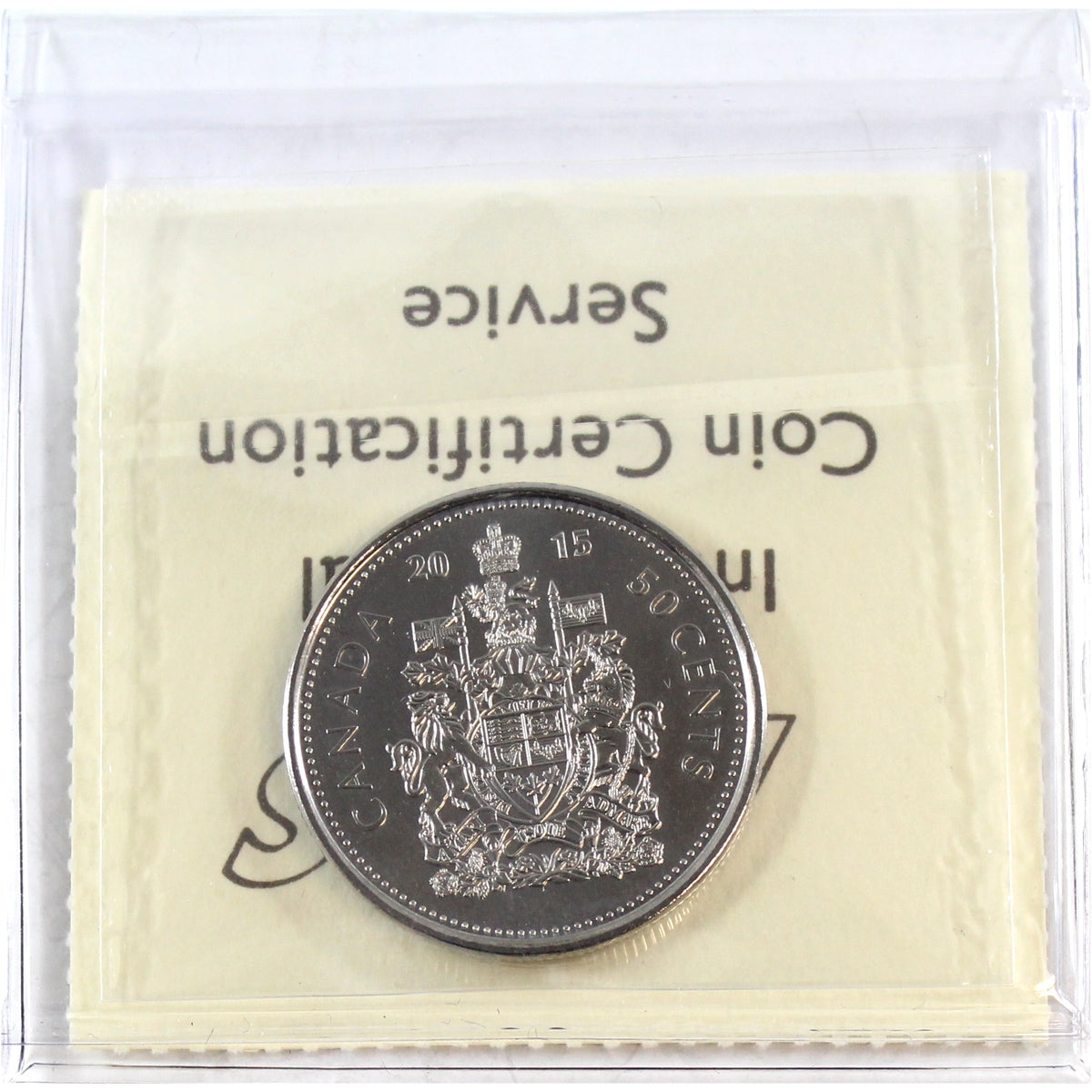 2015 Canada 50-cents ICCS Certified MS-65