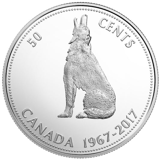 1967-2017 Canada 50-cent Centennial Commemorative Proof Silver(No Tax)