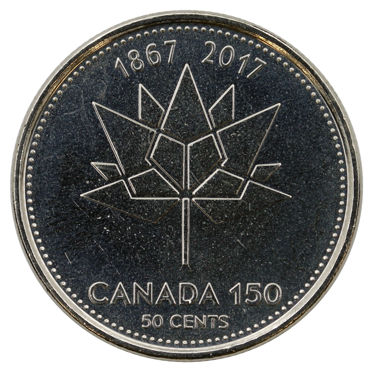 2017 150th Canada 50-cents Brilliant Uncirculated (MS-63)