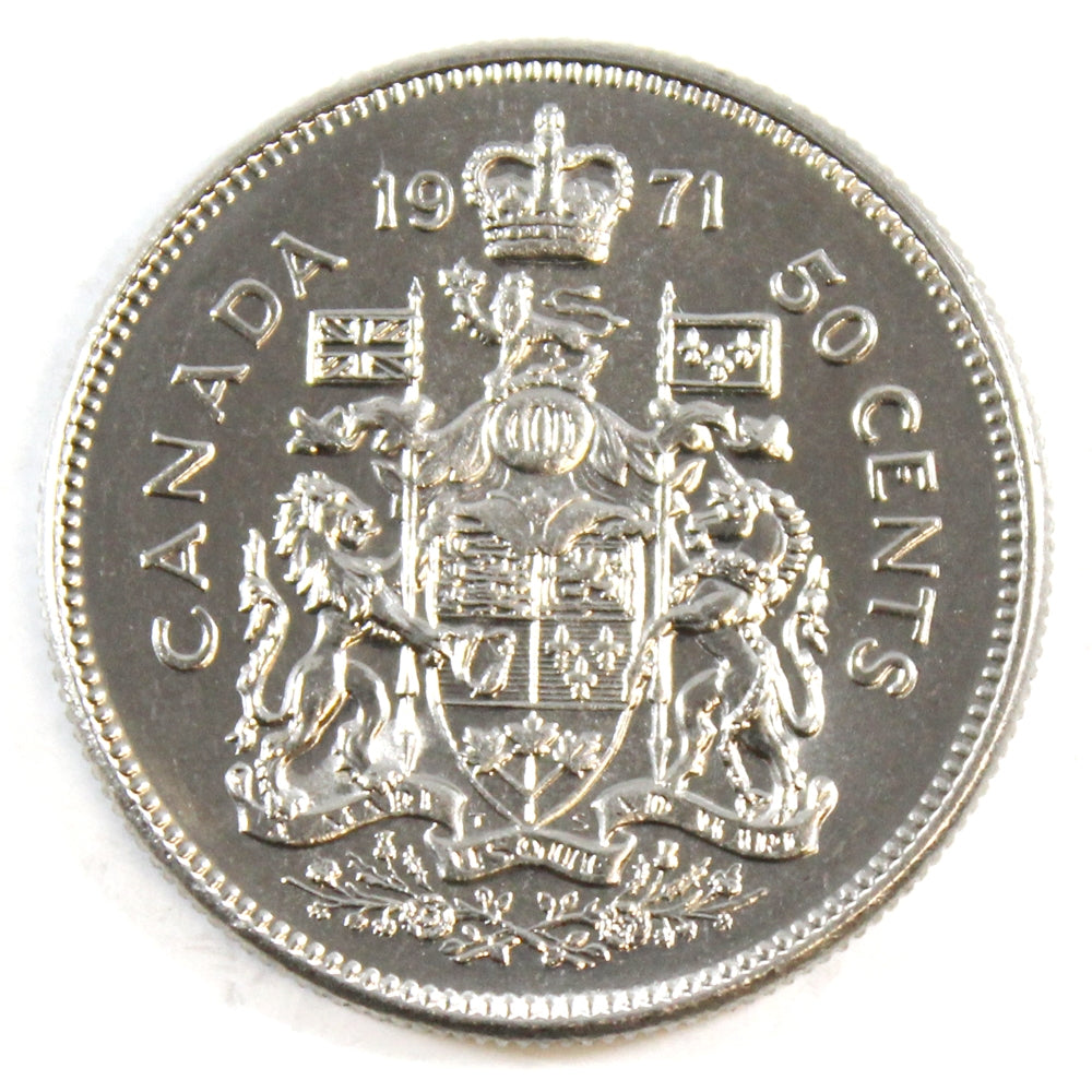 1971 Canada 50-cents UNC+ (MS-62)