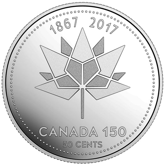 2017 150th Logo Canada 50-cents Silver Proof (No Tax)