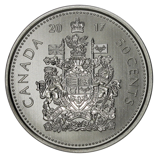 2017 Coat Of Arms Canada 50-cents Specimen