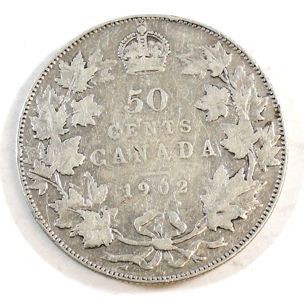 1902 Canada 50-cents Fine (F-12) $