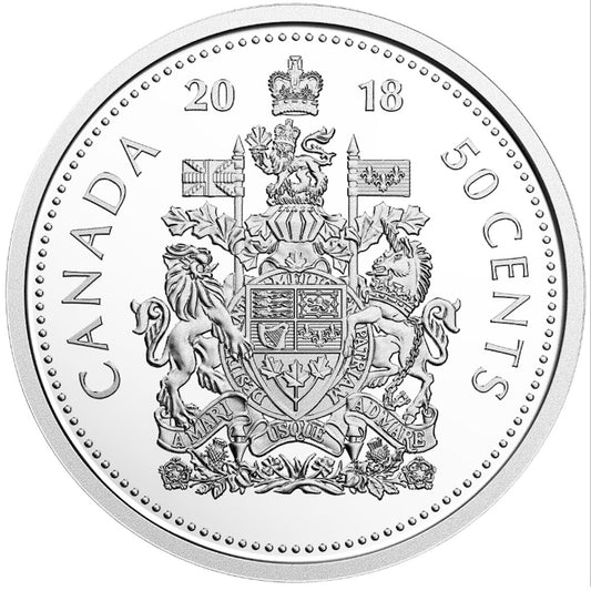 2018 Canada 50-cents Proof (non-silver)